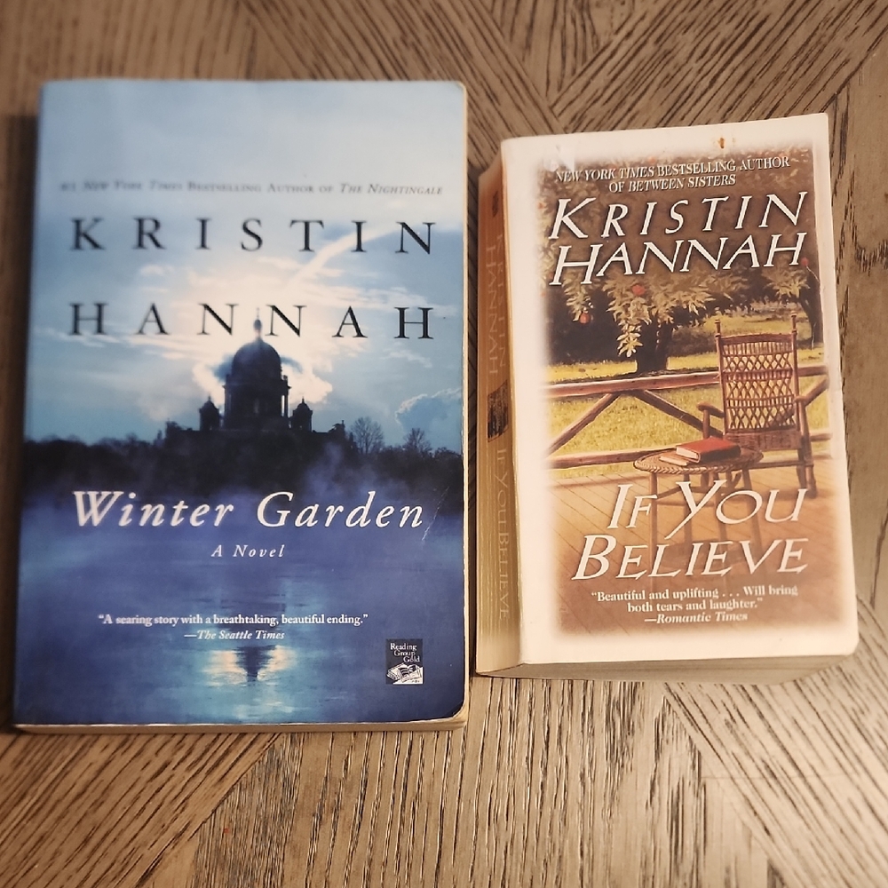 Kristin Hannah Book Set - Winter Garden & If You Believe